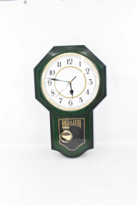 Pendulum Clock With Music 48x30 Cm Battery Op.ed Regulator
