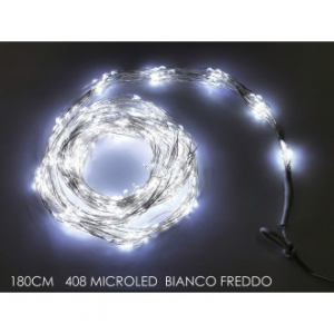 General Trade Mantello Luminoso 1,80 Metri Bianco Freddo 408 Microled Per Interno Ed Esterno