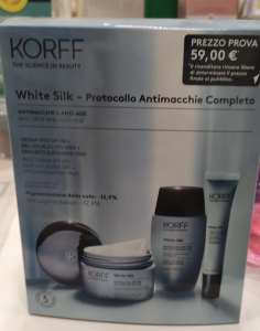 Korff White silk protocollo antimacchie completo