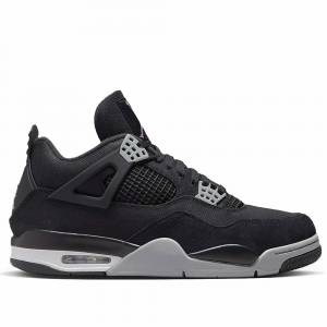 Sneakers Air Jordan 4 Black Canvas 