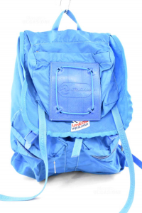 Backpack For Mountain Vintage Invicta Light Blue 58 Cm