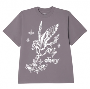 T-Shirt Obey W Pegasus Vintage Pink