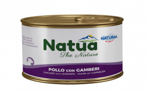 Natua Pollo con gamberi umido cane 0,150g 