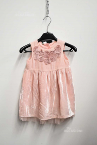 Kleid Babymädchen 2 / 3 Jahre Ciniglia Rosa