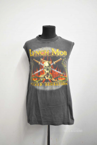 T-shirt Man Linch Mob Wicked Sensation Grey Sleveless Sizexl