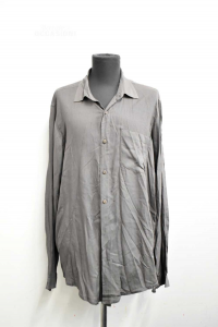 Shirt Man The People Vs 100% Rayon Indonesia Grey Sizexl