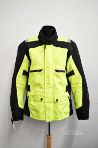 Motorcycle Jacket Revit! With Protenzioni Yellow Fluo (defect Sleeve