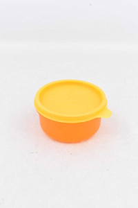 Mini Container Tupperware Yellow And Orange