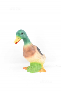 Shaped Lamp Of Duck Rubber Heico Made In Germany Vintage Height 30 Cm