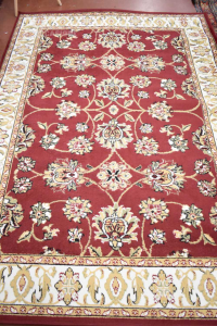 Carpet Red Fantasy Flowers 160x230