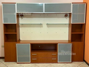 Cabinet Living Room In Wood Glass Cases Size 200x270x46 Cm