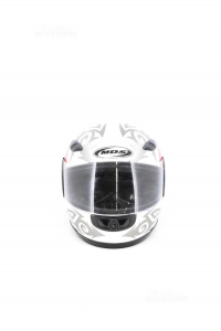 Motorcycle Helmet Mds White And Red Sizexl