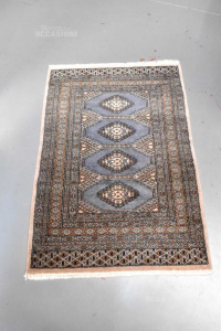 Carpet Beige Light Blue 82x120 Cm