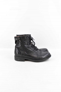 Ankle Boots Man Black Gardens Size 43 Black True Leather