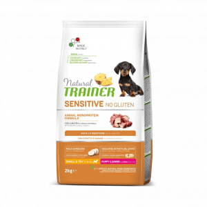 NATURAL TRAINER | Sensitive No Gluten | Mini Puppy & Junior (  / Anatra ) / 2kg