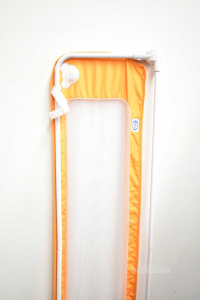 Spondina Barriera Pro Bett Pali Weiß Orange Mit Musik 150 Cm Abnehmbarer Bezug