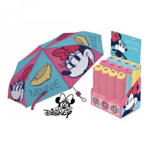 Idea Pioggia Ombrello Pieghevole Minnie Super Decorato Da Bambina 