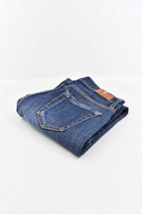 Jeans Woman Trussardi Size 44 Color Blue