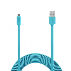 Micro USB to USB cable 1,5m Flat 
