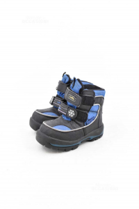 Boots After Ski Baby Con-texblack And Blue Size 26