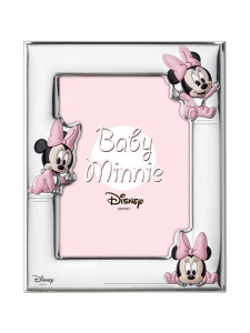 Cornice Disney laminata argento Baby Minnie  D5603LRA