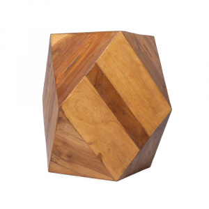 Sgabello / Tavolino in legno di teak 
