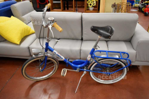Fahrrad Jahrgang Flaminia Stil Graziella Blau
