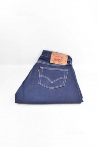 Jeans Uomo Levi's Mod. 501 W32 L34 Blu