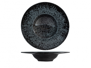 Piatto pasta ciotola in porcellana colore nero  25cm