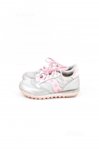 Schuhe Babymädchen Sauconie Größe 27 Grau Silber / Rosa