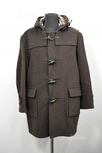 Coat Man Burberry Original Brown Mod.montgomery Size.50