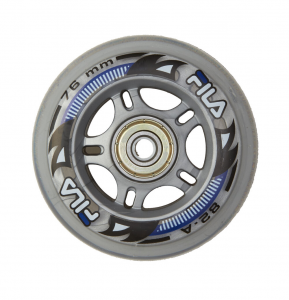 FILA wheels 76mm/82A+ABEC5+Alu spacer 6mm