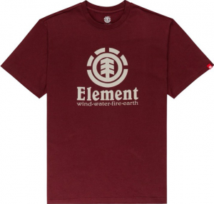 T-Shirt Element Vertical Bordeaux