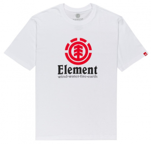 T-Shirt Element Vertical White