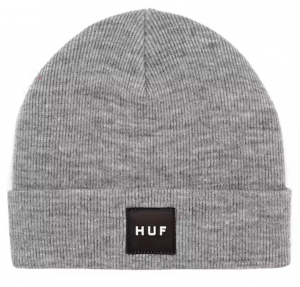 Cappello HUF Box Logo Beanie Grey