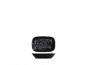 H&H coppetta rettangolare 12cm uranus nera