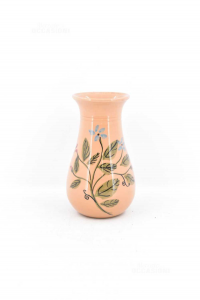 Vase Terracotta Flower Holder Hand Painted 25 Cm