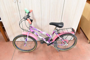 Bike Girl Purple Pink