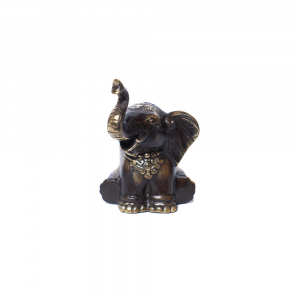 Statuetta in ottone elefantino seduto  # DS2