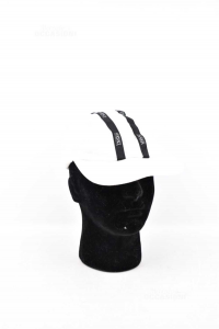 Cappello Versace Intensive Bianco Righe Nere