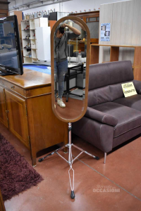 Mirror With Pedestal Folding,wooden Frame