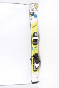 Ski Wedze 90 Cm White Green With Bindings