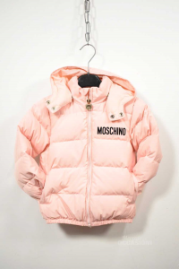 Jacket Baby Girl Moschino Pink With Cappuccio 3 Years 98 Cm