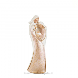Presepe Natività in porcellana Rosa Gold 21 cm - Natale
