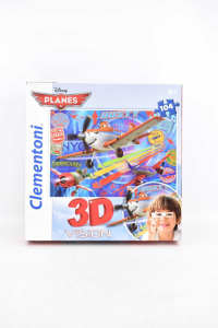Puzzle Clementoni Planes 3d With Glasses 104 Pieces