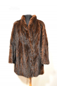 Fur In Real Mink Fur Marby Botique Size.44 Model Short With Pockets