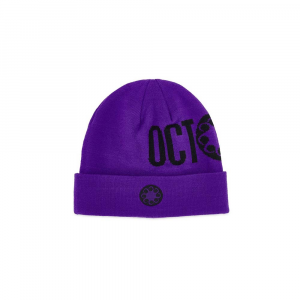 OCTOPUS Cappello Beanie Logo Purple Black