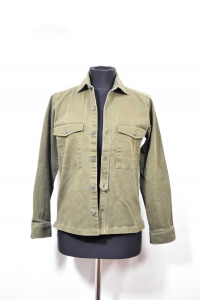 Jacket Man Mgf Green Military Size S