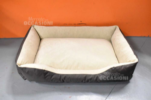 Bed Per Dog Beddog Brown Two-tone Removable Cover Washable 116x80 Cm