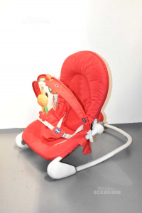 Bouncer Chicco Red With Archetto Butx. 9 Kg